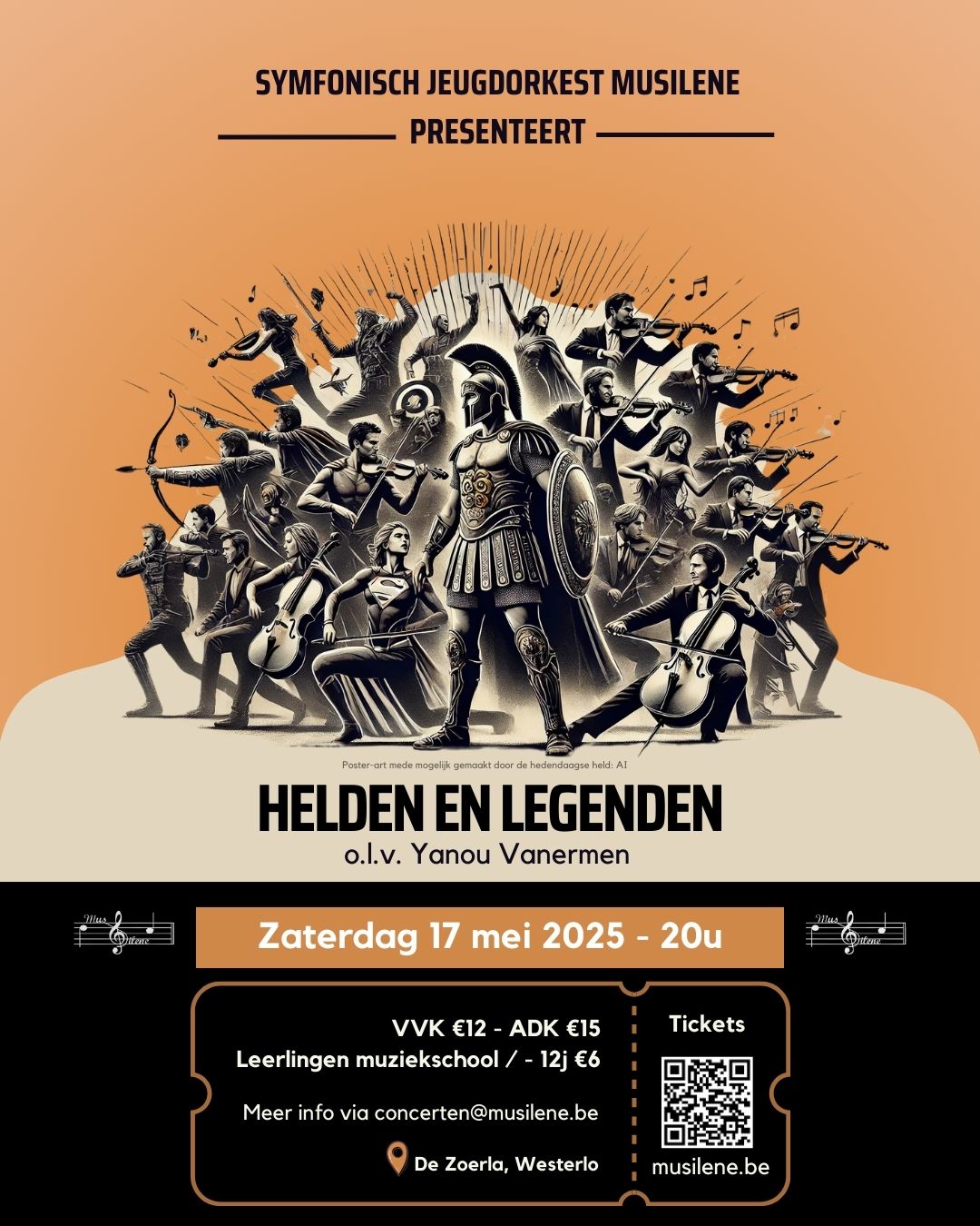 poster van het concert